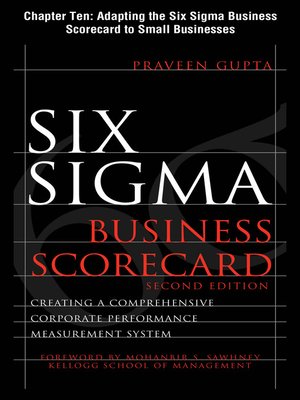 cover image of Adapting the Six Sigma Business Scorecard